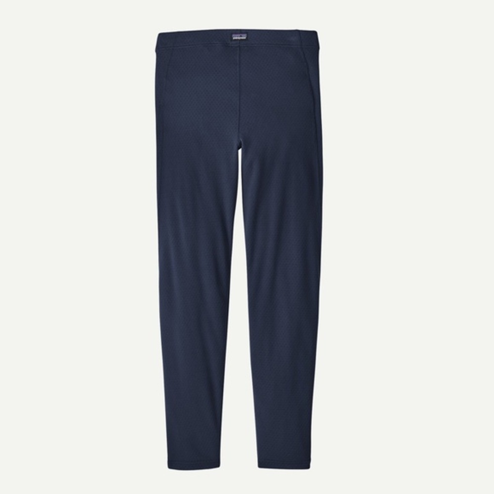 Patagonia Capilene Base Layer Pants Kids Size 12 Blue Thermal Bottoms